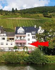 Ferienwohnung LOGE 1 mit groem Balkon und Moselblick